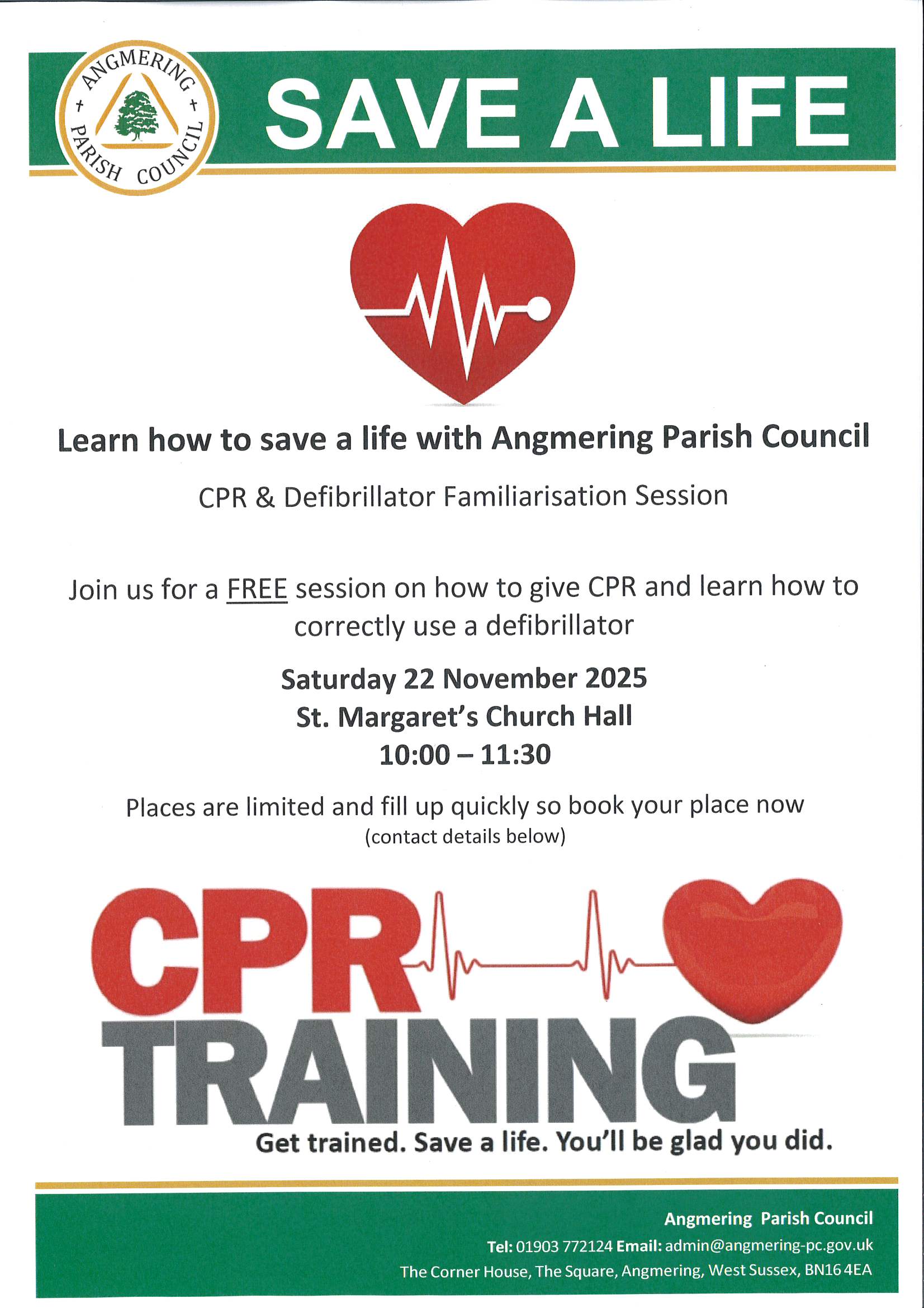 SAVE A LIFE - FREE - LEARN HOW TO DO CPR & HOW TO USE A DEFIBRILLATOR ...